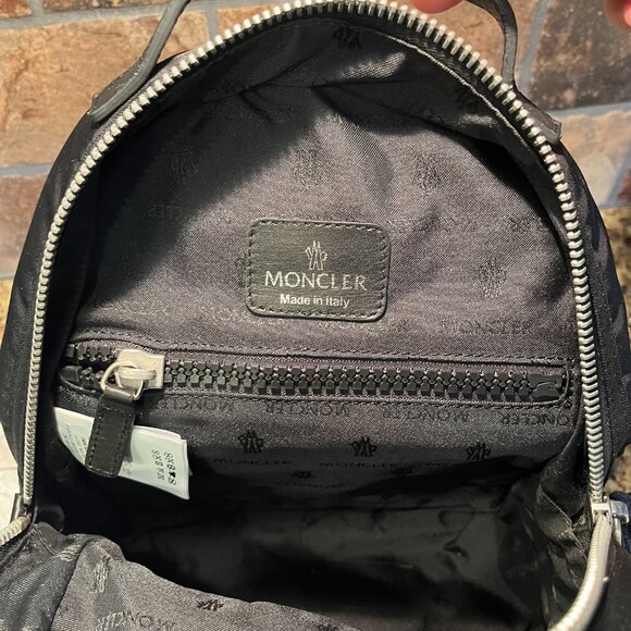 MONCLER Black Nylon Backpack - Picture 7 of 10